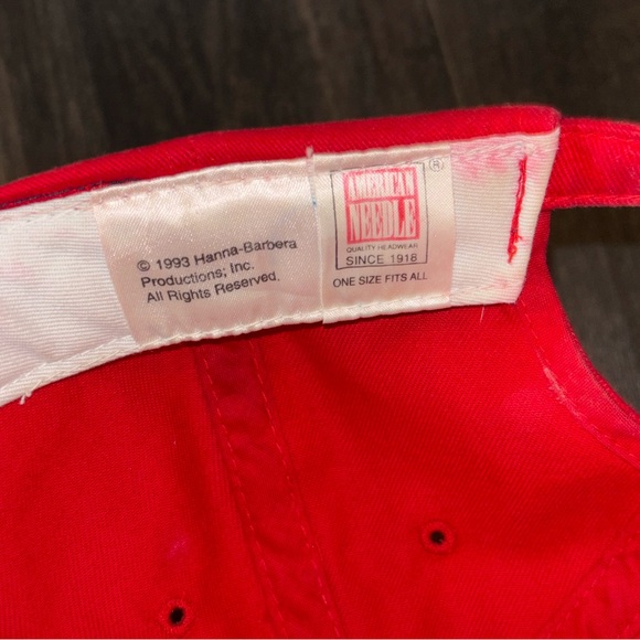 RARE Vintage American Needle 90s Scooby Doo Red Embroidered Strap Back Hat - Picture 4 of 4